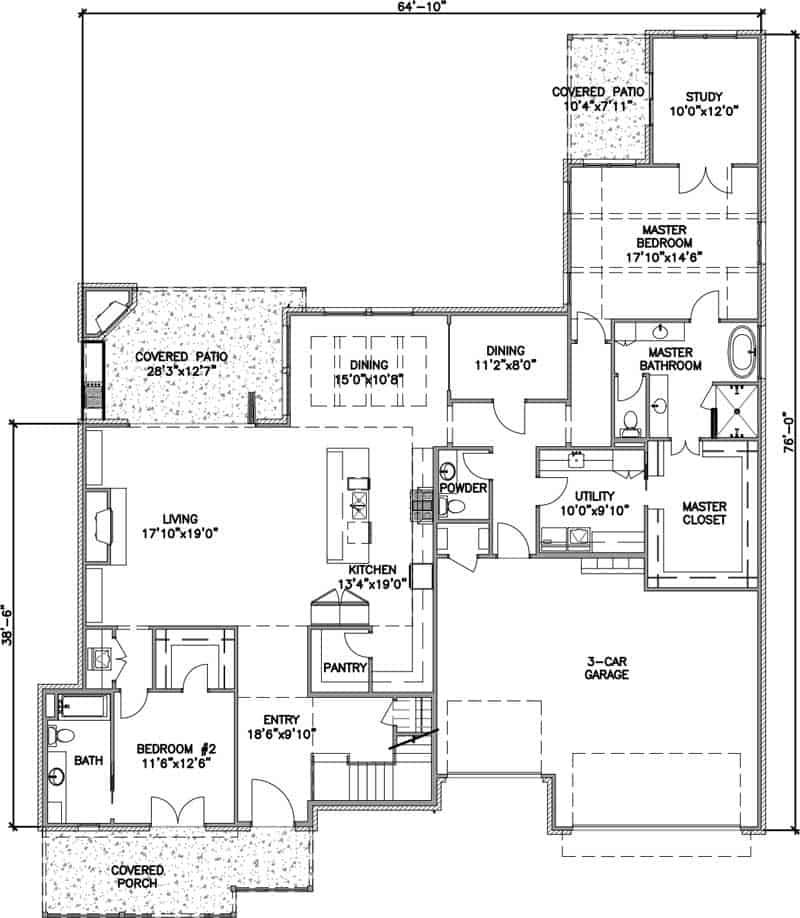 Ashville Floor Plan First Floor
