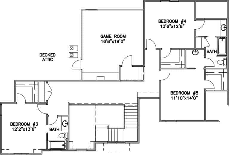 Ashville Floor Plan Second Floor
