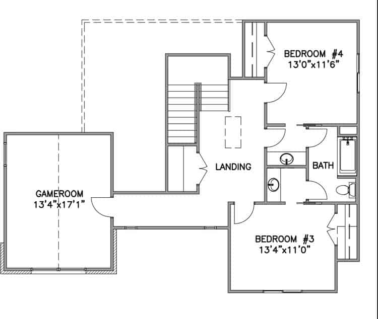 Berkley Floor Plan Second Floor