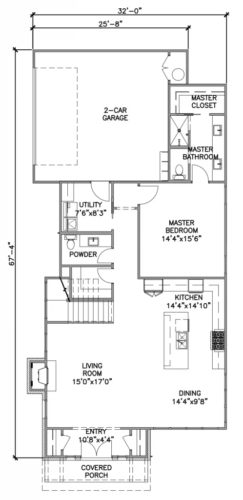 First Floor York Floor Plan by Ruhl Construction