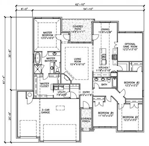 Nashville Floor Plan First Floor