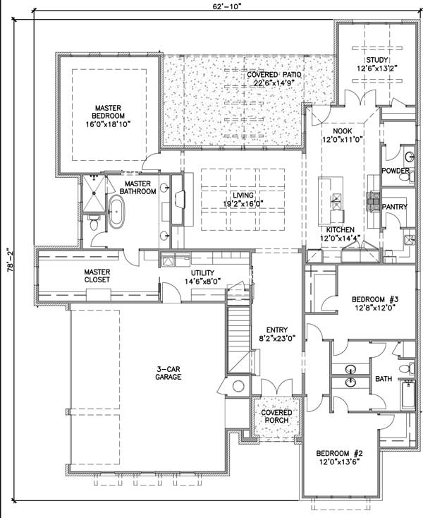 Ruhl Construction Gwyneth Floor Plan First Floor