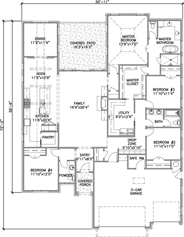 Ruhl Construction Juliette Floor Plan First Floor