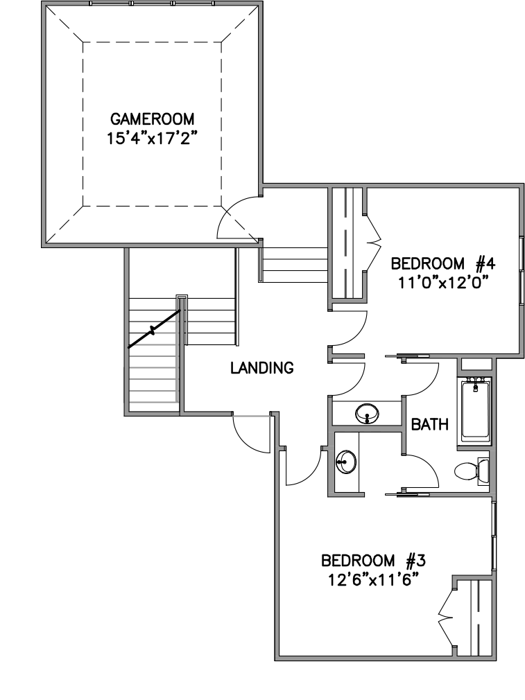 Beckett Floor Plan Second Floor