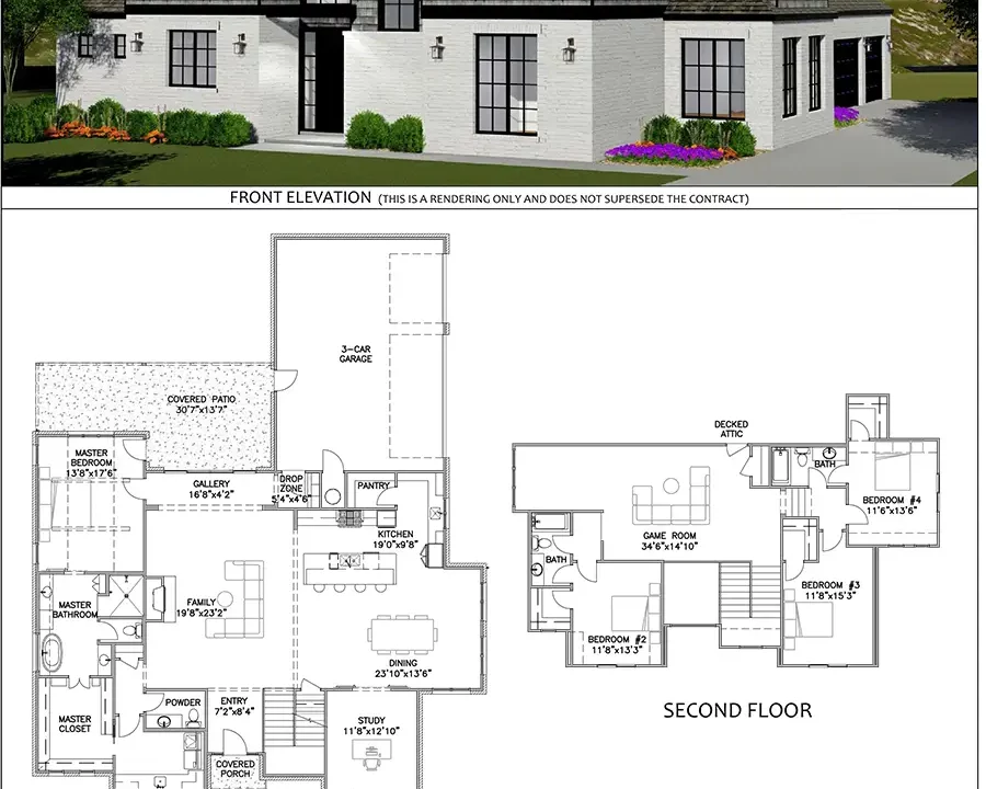 Addison B Floor Plan by Ruhl Construction