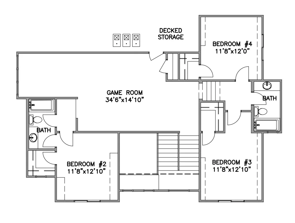 Second Floor Addiosn D Floor Plan By Ruhl Construction