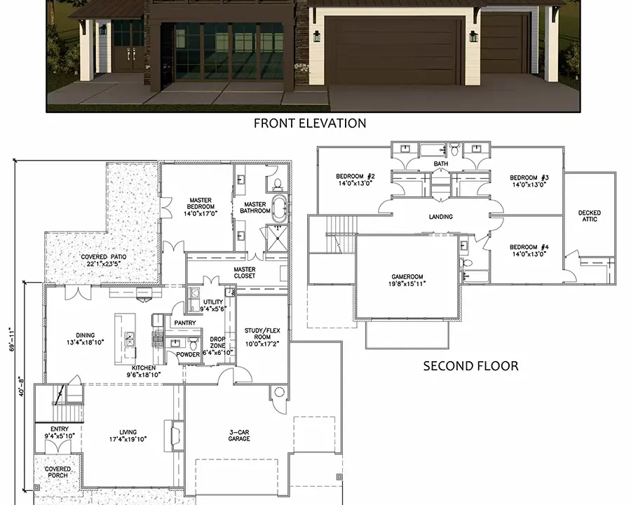 Adelaide E Floor Plan by Ruhl Construction 1